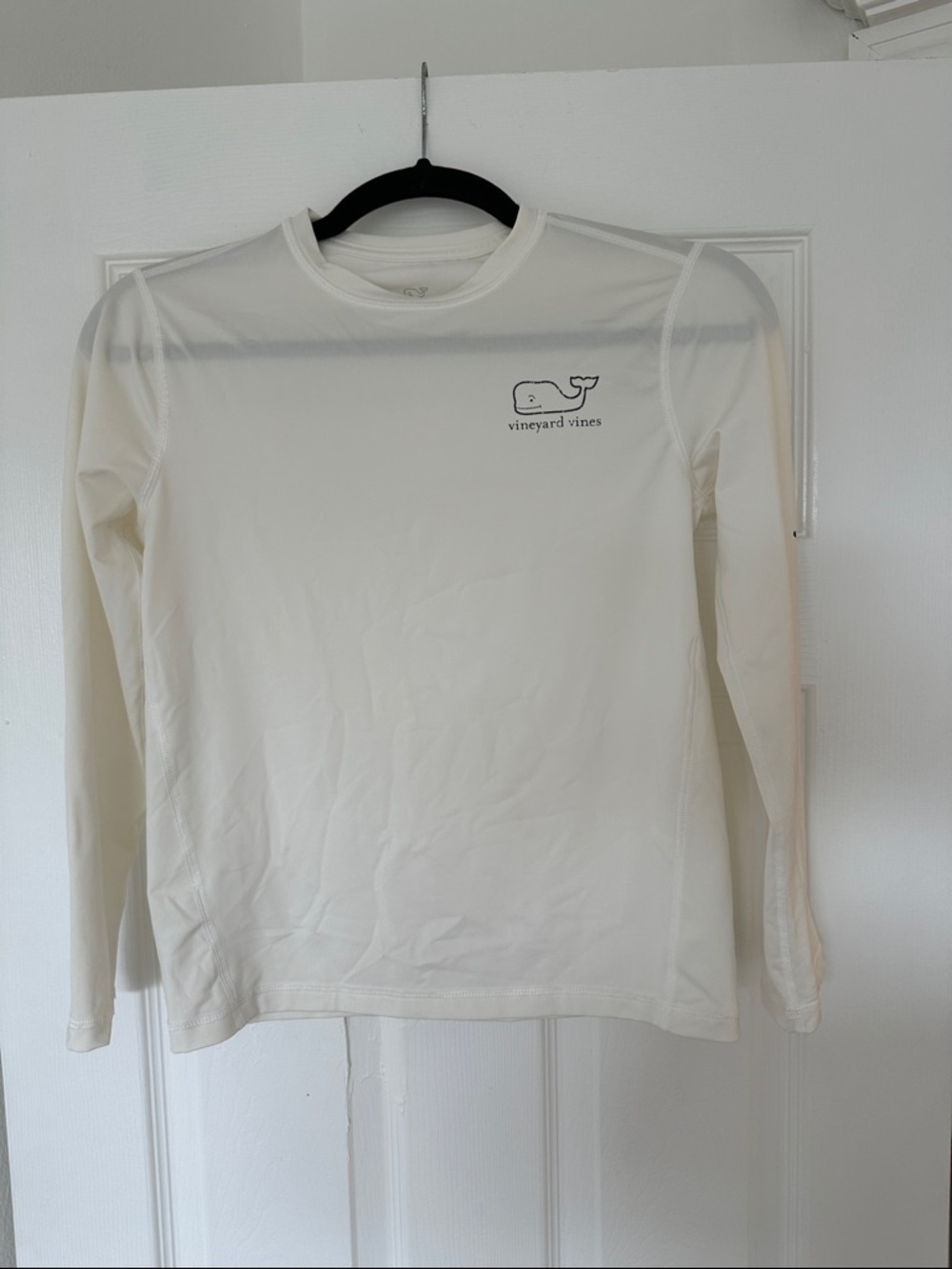 Vineyard Vines Cream Long-Sleeve boys athletic shirt